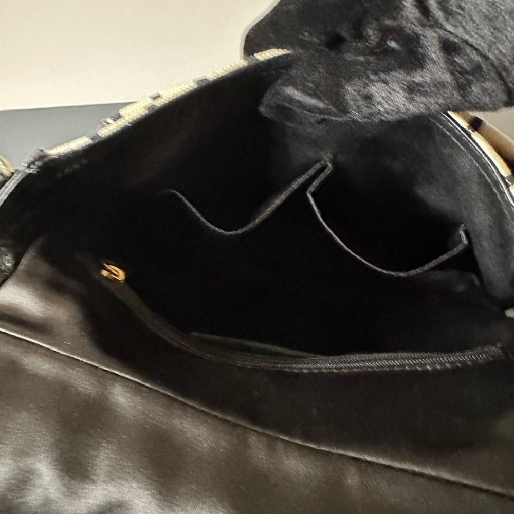 Chic Black and White Checkered Coach Bag NWOT - Picture 8 of 14